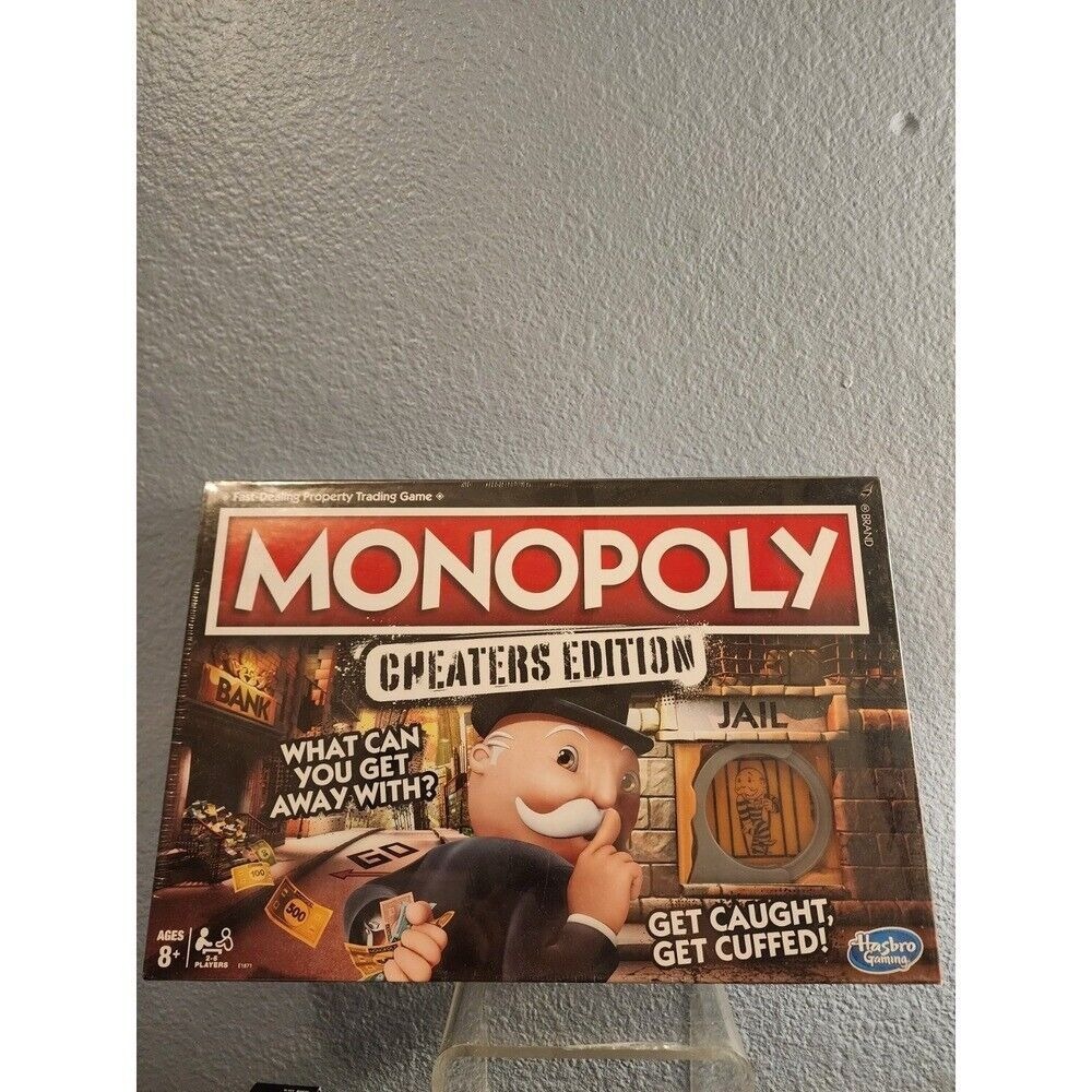 2017‎ Sealed Hasbro Monopoly Game Cheaters Edition Board Game New